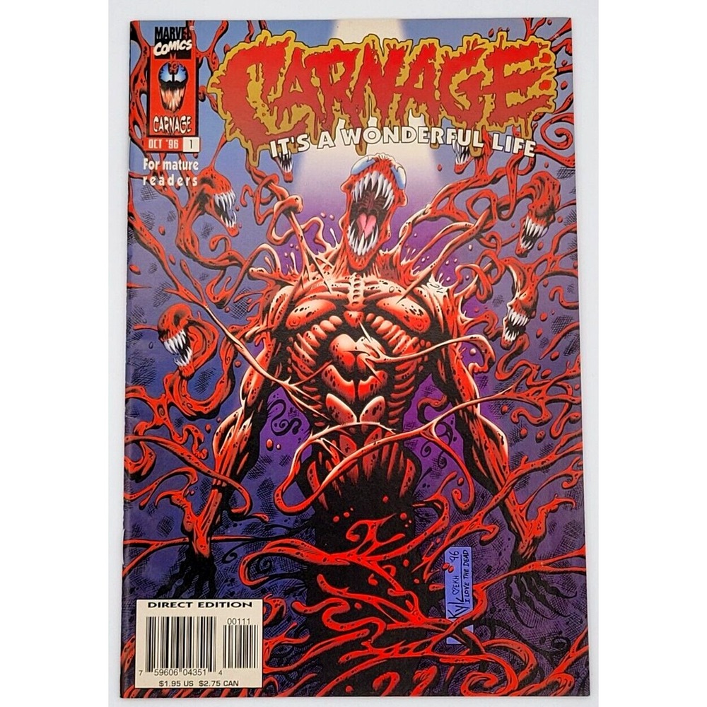 CARNAGE: IT'S A WONERFUL LIFE #173  (1996)  / VF+‎ / MARVEL COMICS